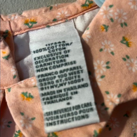 Charming Peach Kids Dress - Picture 7 of 7